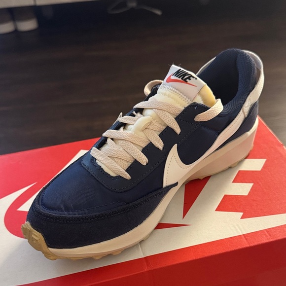 Nike Other - Nike Navy and White waffle Sneakers (8M 9.5W) SHIPS SECOND WEEK OF JAN